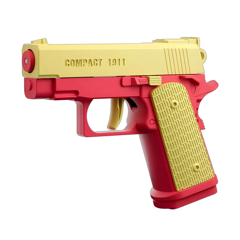 3D Printet Pistol Lysende Mini Fidget Toy Water Gun