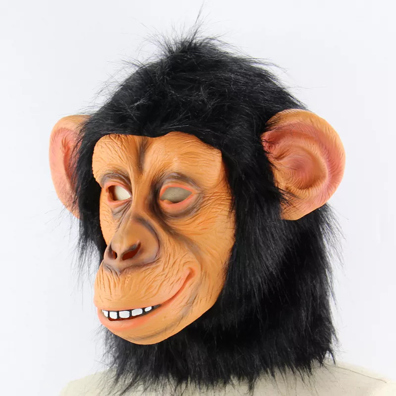 チンパンジーのラテックスマスク