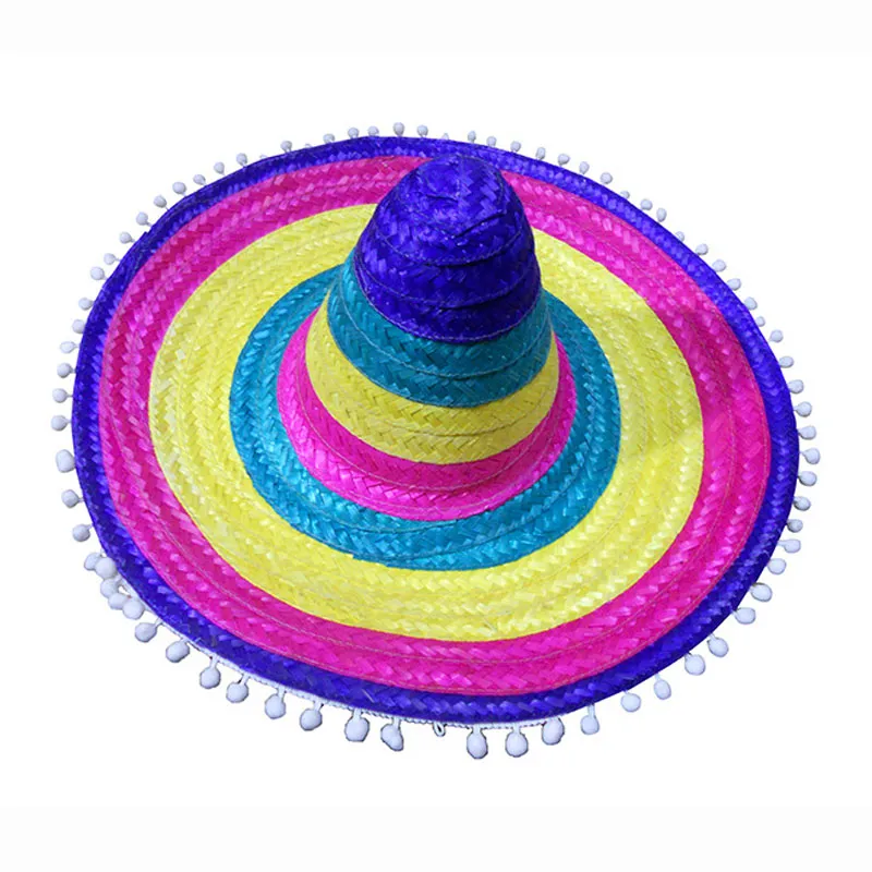 Sombrero Mexico Wide Brim Paper Straw Hat