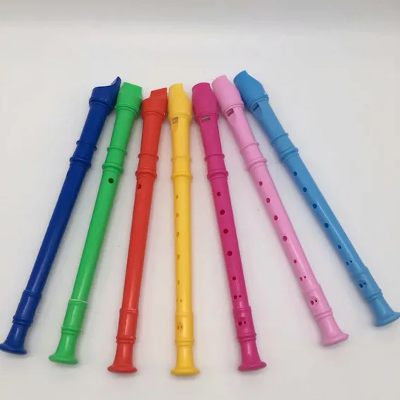 Clarinete de color, clarinete de plástico para niños, estudiantes de educación temprana, enseñanza de instrumentos musicales