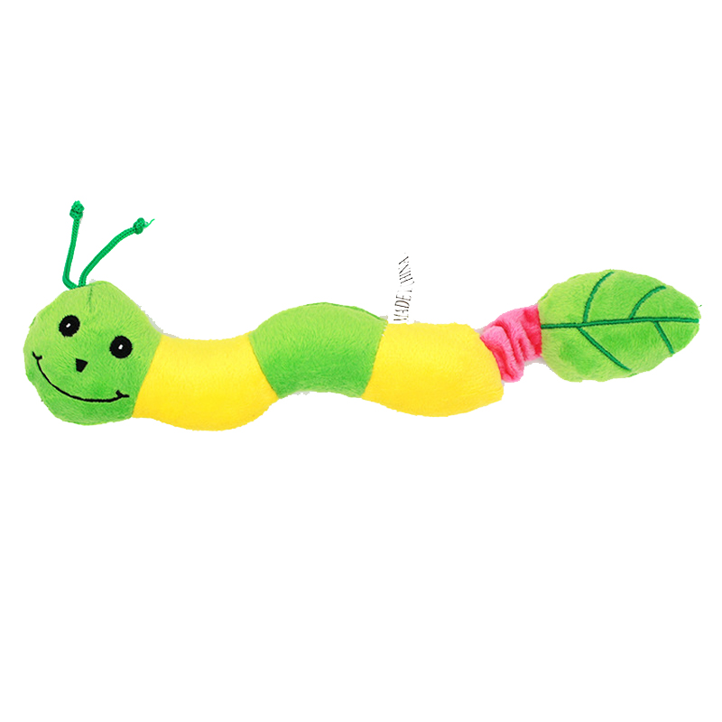 Cute Cartoon Squeaky Plush Dog Toy Funny Stuffed Ladybug Dog Toys