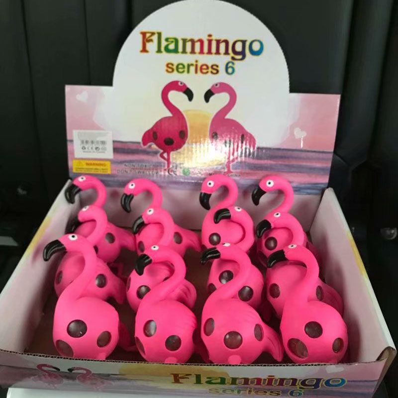 cute plastic squeeze toy squeeze flamingos for kids