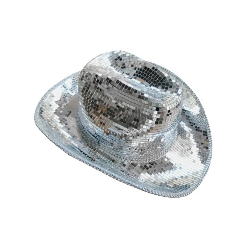 Disco Ball Cowboy Hat Party Disco Cowgirl Hat