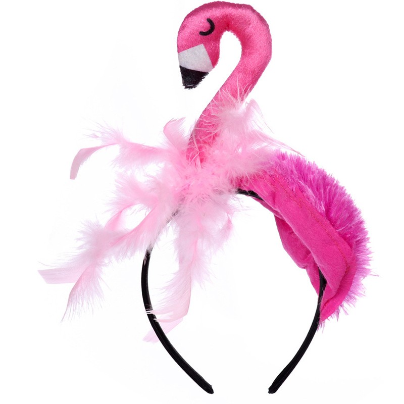 flamingo headbands party hair accessories