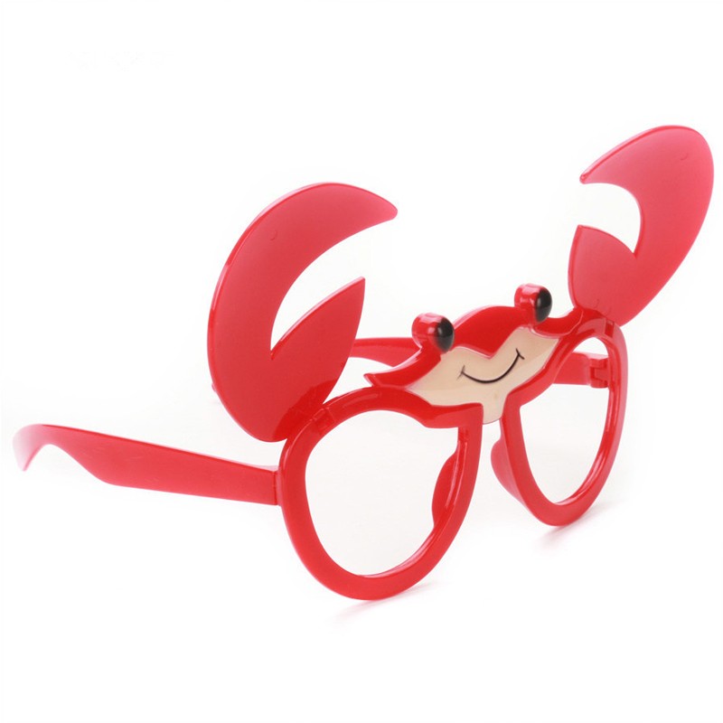 Funny Foldable Crab Costume Glasses