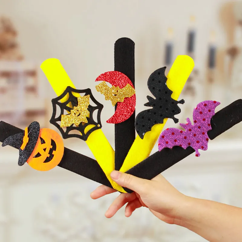 Divertidas pulseras de bofetada de Halloween