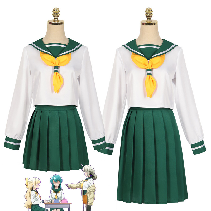 Girls Uniform Shirt Skirt Suit