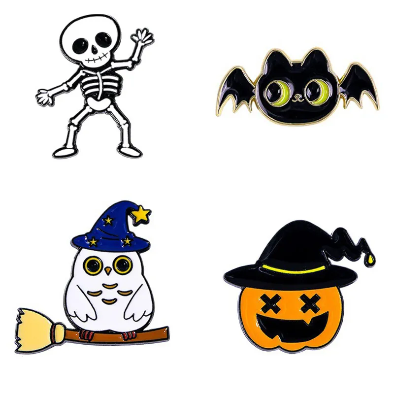 Broche divertido de dibujos animados de Halloween