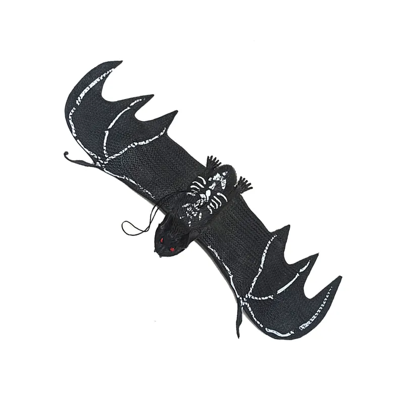 Pipistrello nero in PVC creatura di Halloween