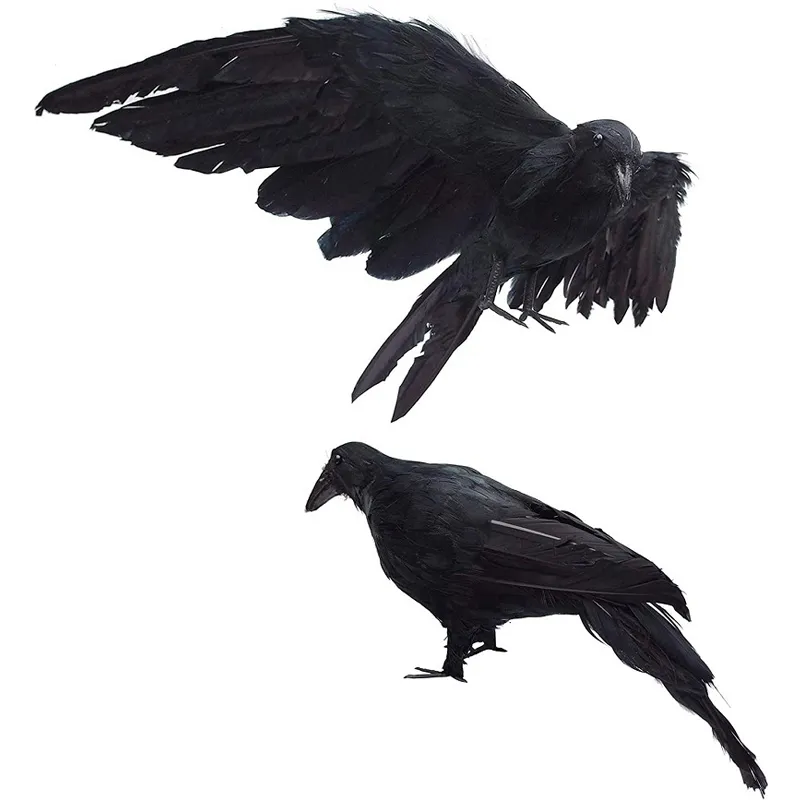 Halloween Figurine Crow Toys