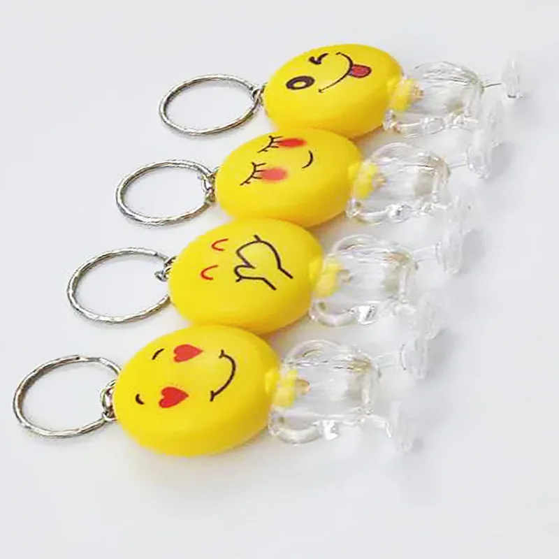 Smile tongue plastic keychain