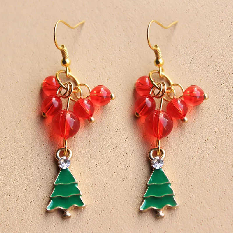 Jewelry Cute Christmas Flashing Earrings