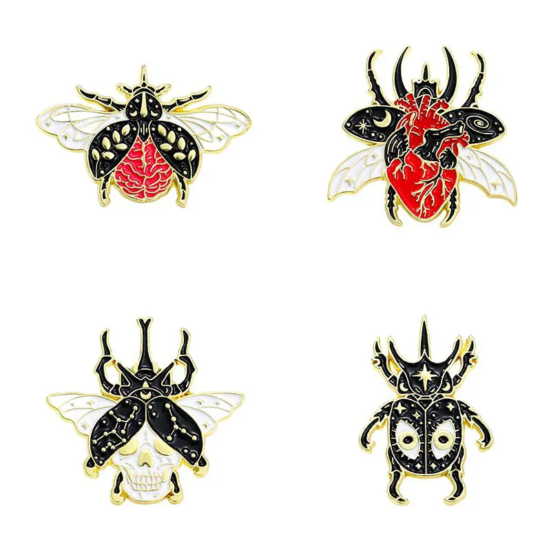 Alfileres De Solapa Insignias Logo Insecto