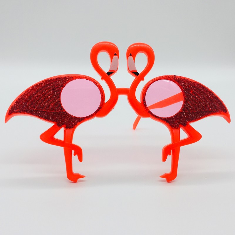 Hawaiian Themed Eyeglass Novelty Party Flamingo Sunglasses