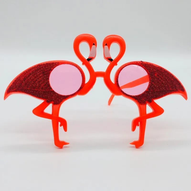 Hawaiian Themed Eyeglass Novelty Party Flamingo Sunglasses