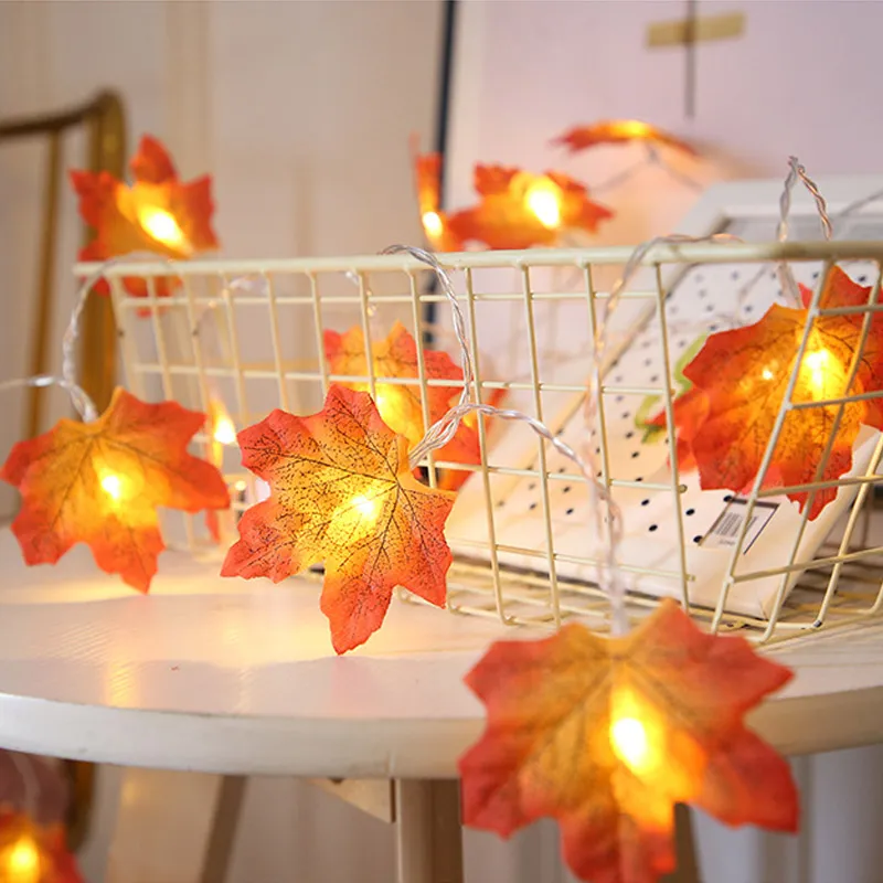 Maple Leaf Lights String