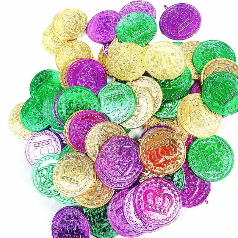 Mardi Gras Plastic Coins