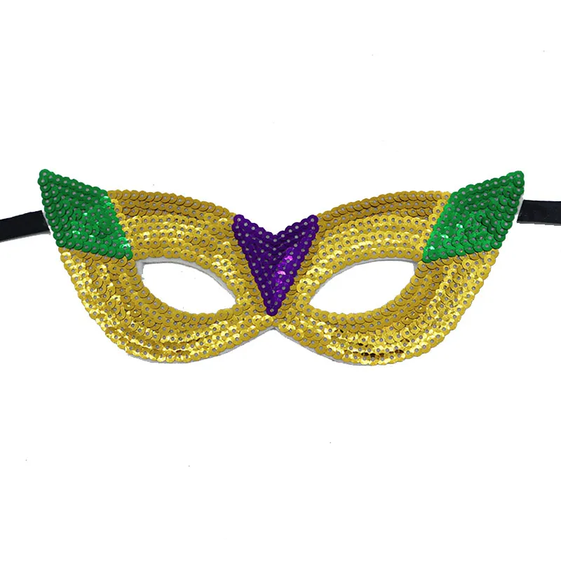 Máscaras de lentejuelas de Mardi Gras