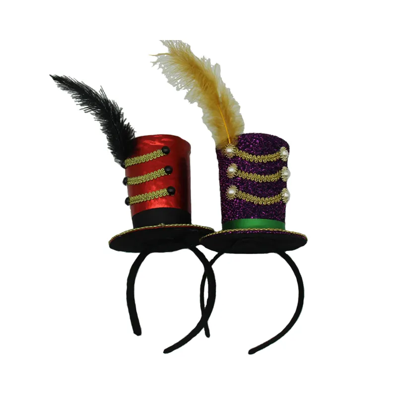 Mini Ringmaster Ringleader Small Top Hat Headband