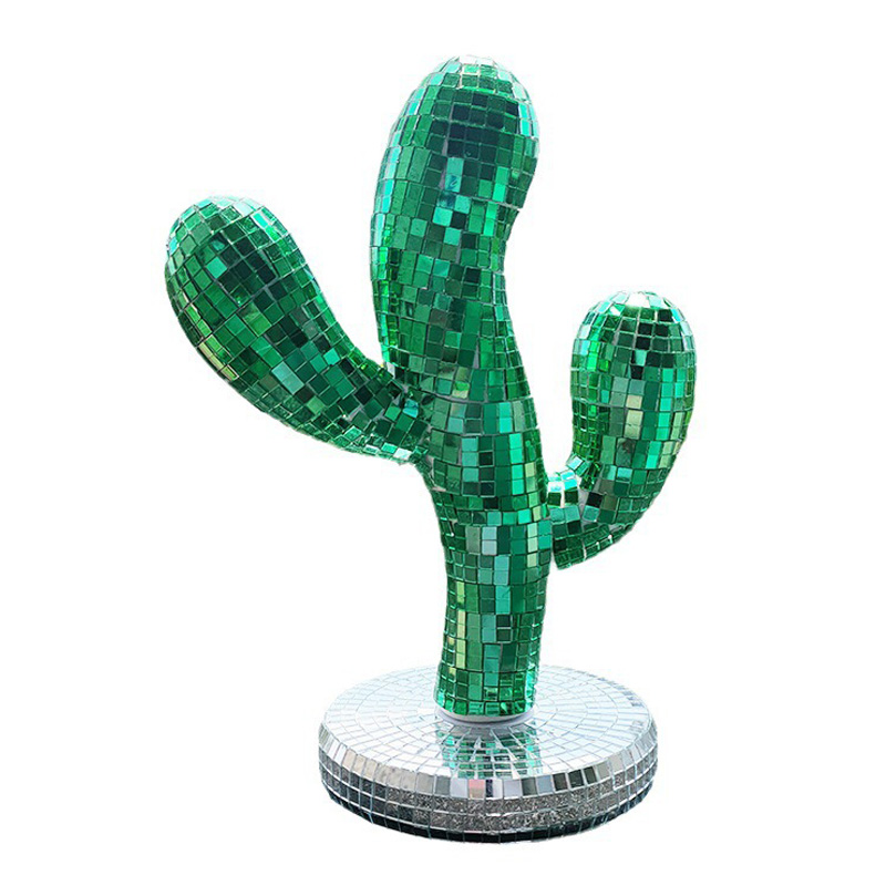 Mirror Decor Disco Ball Cactus
