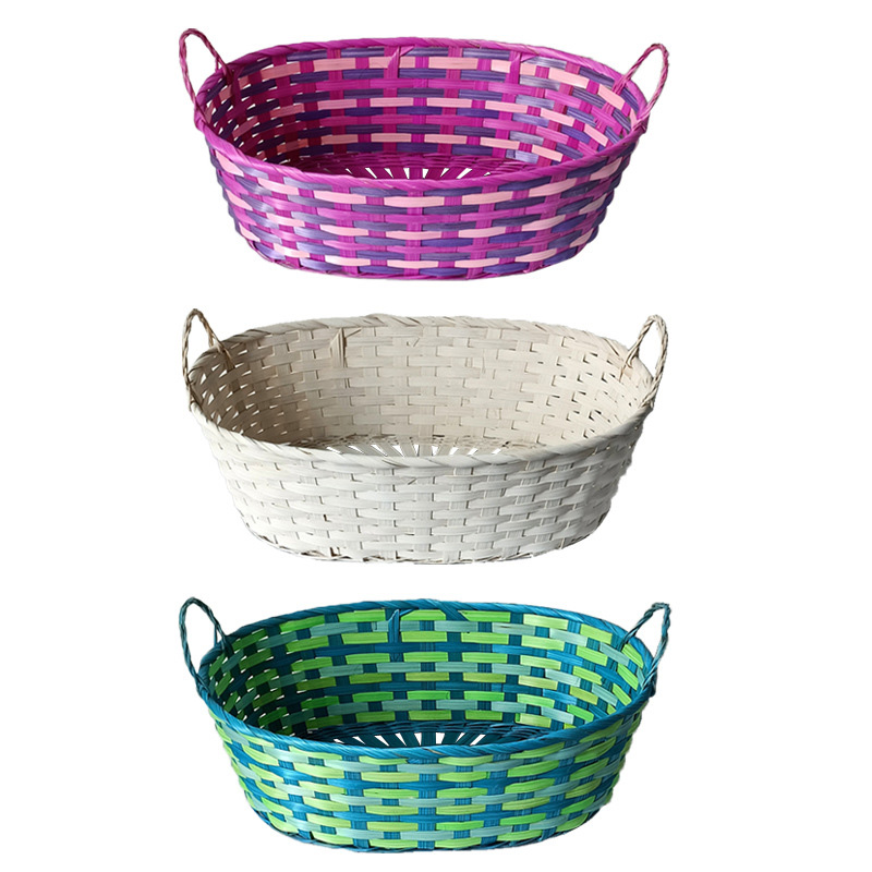 Multi Colorful Round Storage Basket