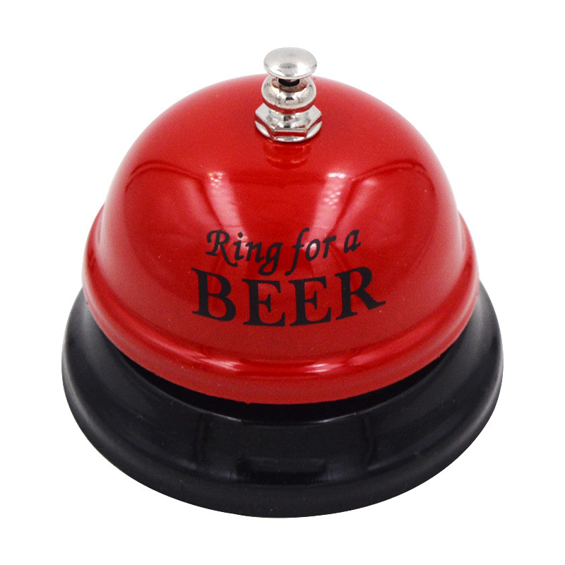 Novelty Restaurant Party Service Call Red Ring Desk Bell Ring