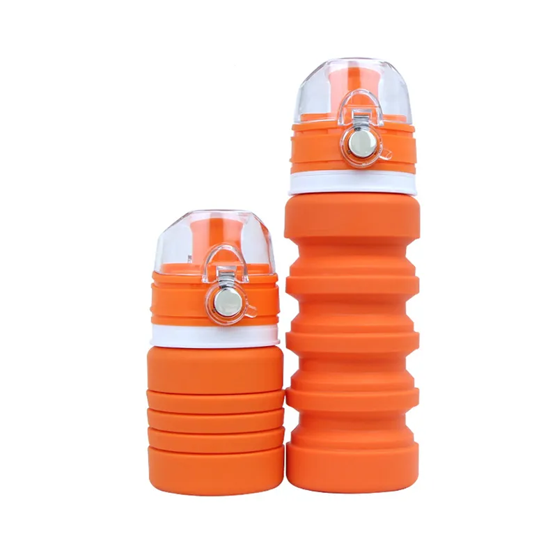 Hervidor plegable para deportes al aire libre, taza plegable portátil de 500ml