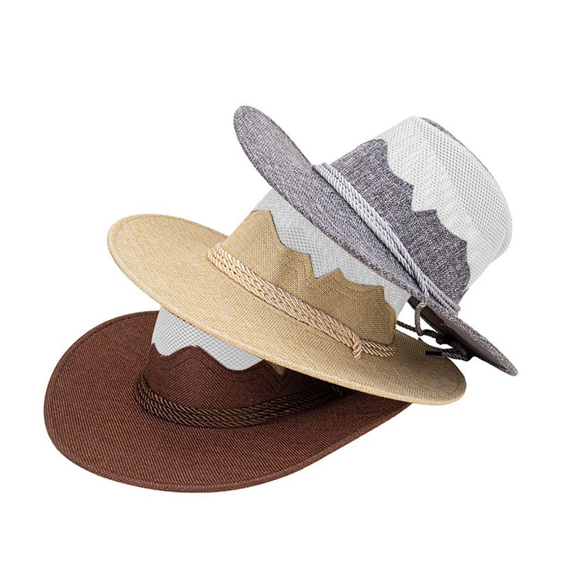 Outdoor Travel Straw Beach Cowboy Hats