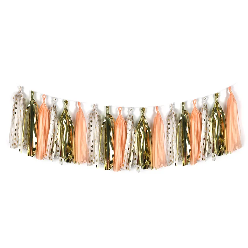 Party Tissue Paper Tassels Garland String