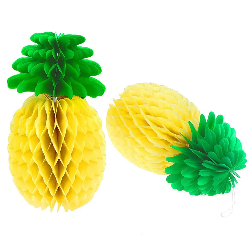 Ananas Tissue Honeycomb Paper Ball lanterne