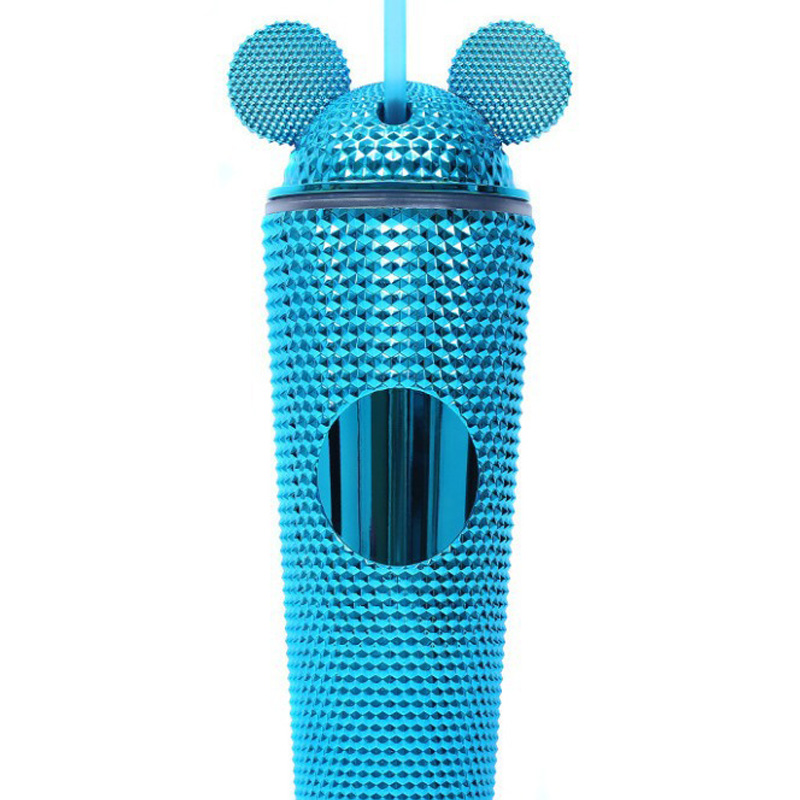 Plastic Bulk Studded Tumbler Grid Pineapple Cup