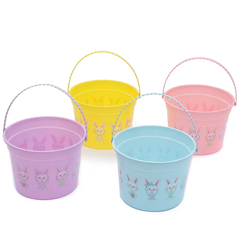 Plastic Easter Egg Storage Bucket