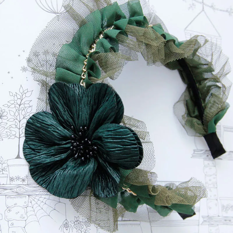 Pleated Fabric Hairbands