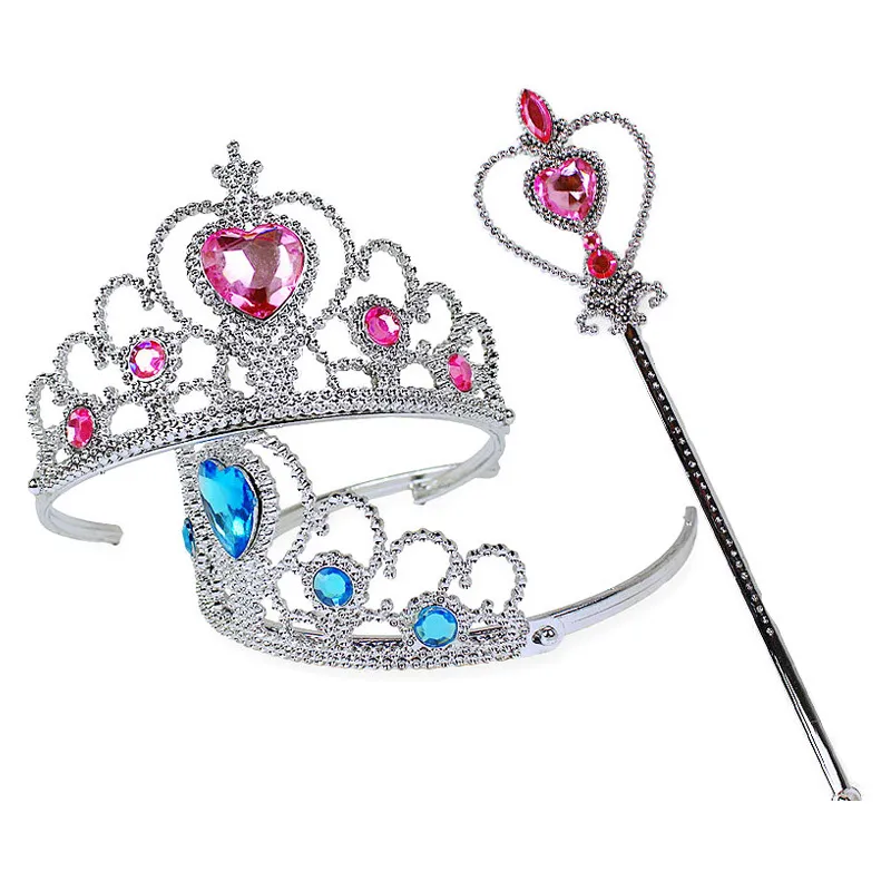 Princess Dress up Crowns and Sticks Wand