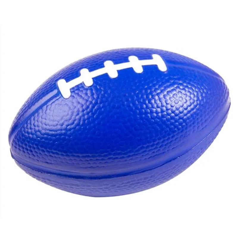 Pelota de rugby personalizada de la tensión del fútbol del fútbol americano de la promoción del apretón de la espuma de la PU