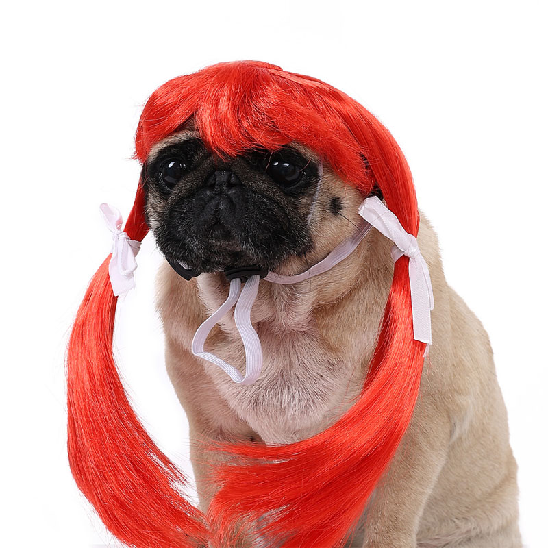 Puppy Cool and Funny Pet Wigs for Dogs