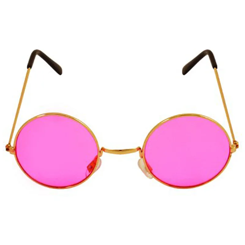 round sunglasses with metal frame