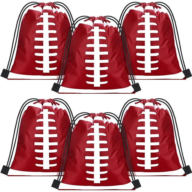 Rugby Design Sports Drawstring Bag