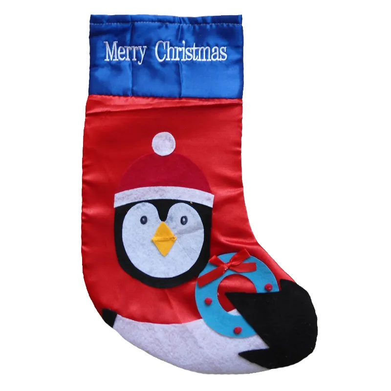 Santa Christmas Stockings For Home Decoration