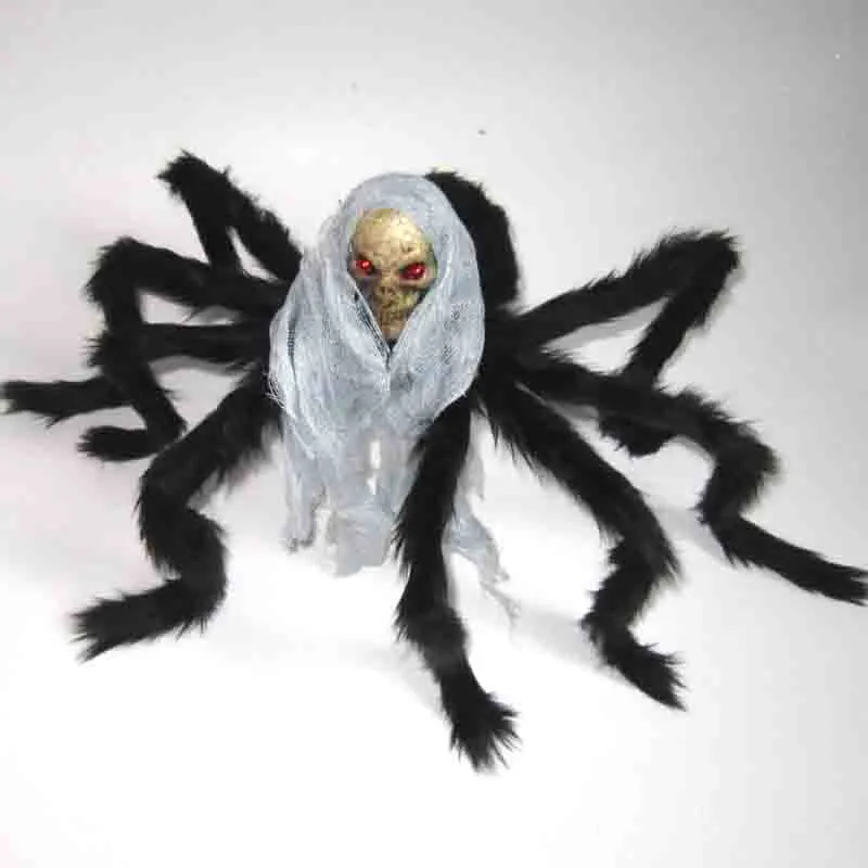 Skeleton Plush Spider Toys för Halloween