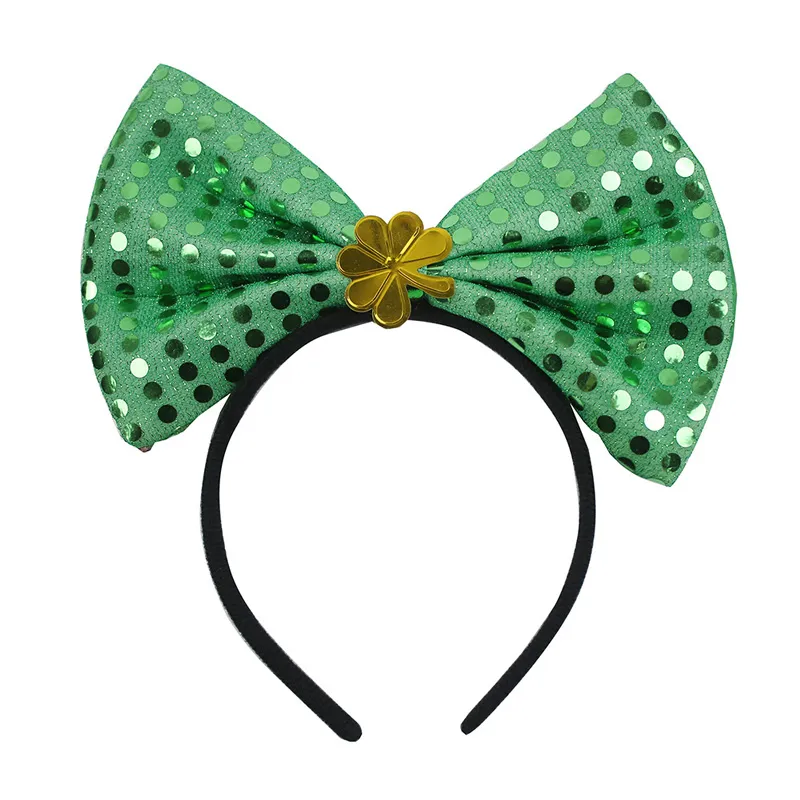 St. Patrick Day Bow Headband