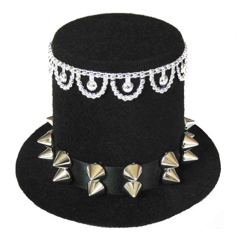 Steampunk Victorian Mini Top Hat Gothic Hair Clip