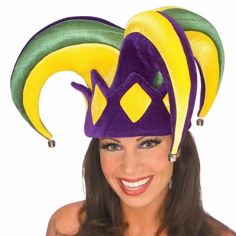 Venetiansk Mardi Gras Giant Jester Hat Party hat