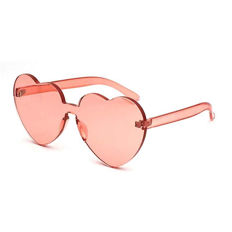 Vintage steampunk pink heart bride sunglasses