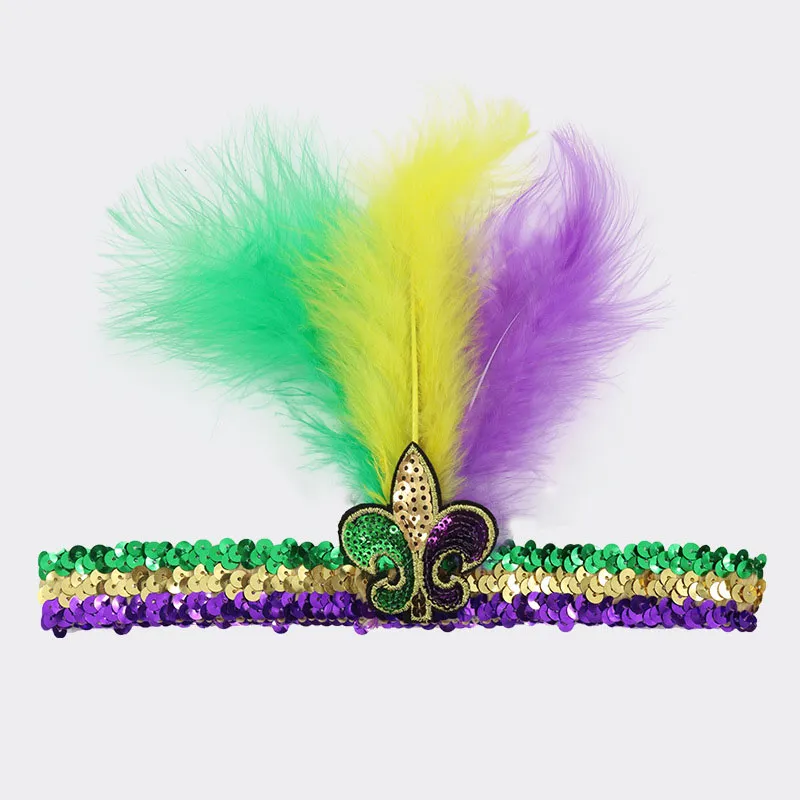 Pita Rambut Pesta Pakaian Mardi Gras