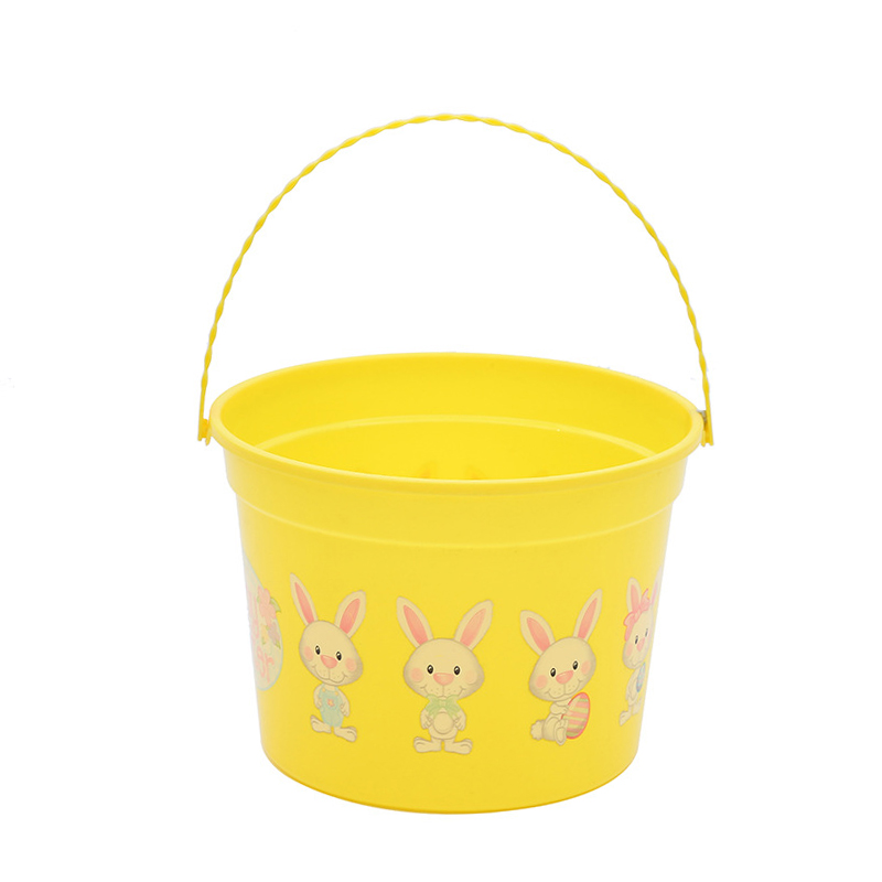 Wholesale Custom Cartoon Pattern Easter Children’s Egg Basket Easter Decoration Basket