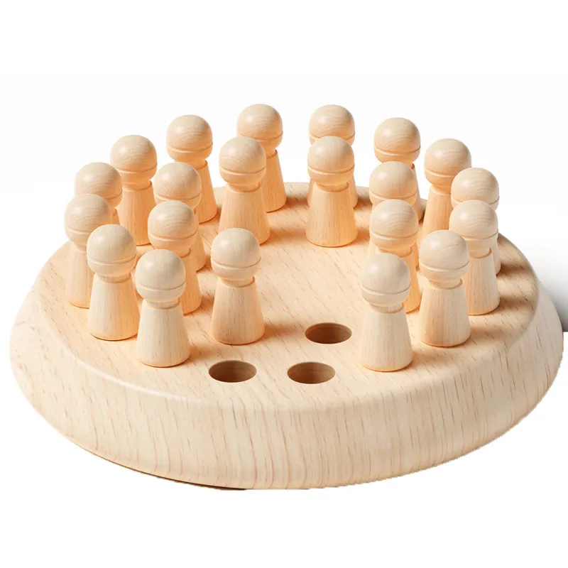 Wooden Kids Memory Match Stick Chess Game