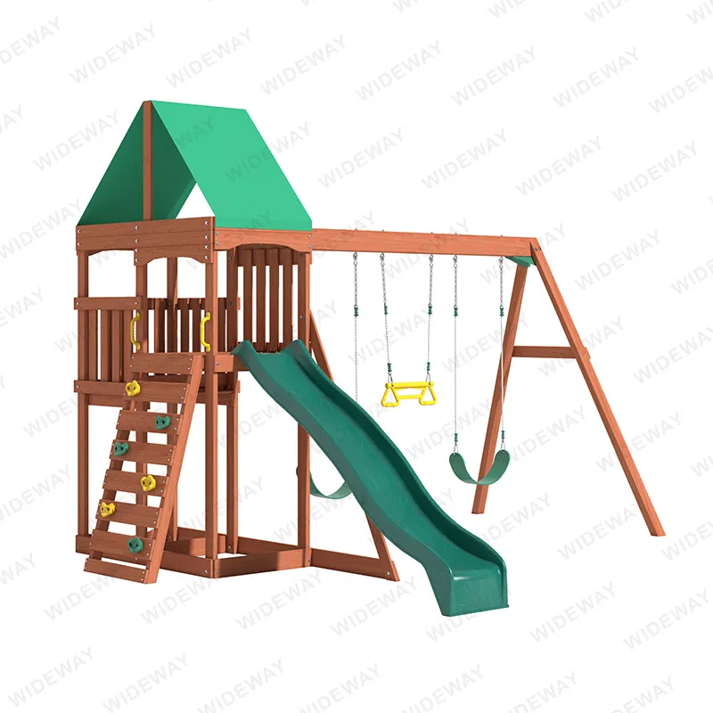 What is the Dragon-Club Wooden Swing Set?