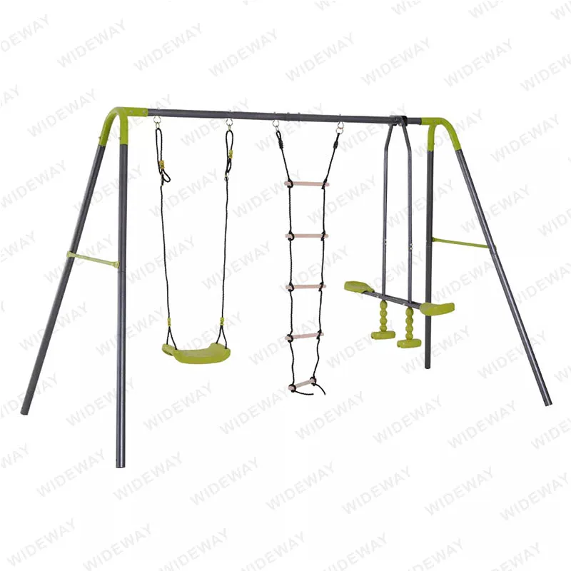 အိမ်နောက်ဖေးအတွက် 3 In 1 Kid Swing Set