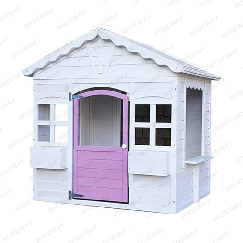 Children's Wooden Outdoor White House